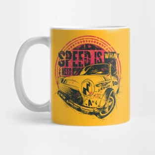 Retro Speed Art Mug